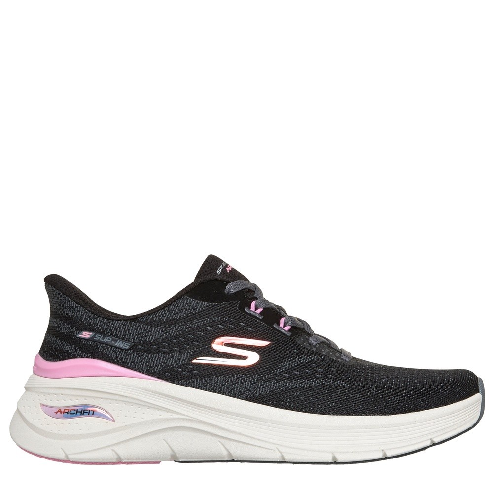 Cómoda  SLIP-INS ARCH FIT 3.0 negro: zapatillas veganas para mujer con plantilla Arch Fit. Ligeras, flexibles y sin rozaduras para todo el día. ¡Cómpralas ahora! Altura Tacón bajo (1-3 cm) Referencia