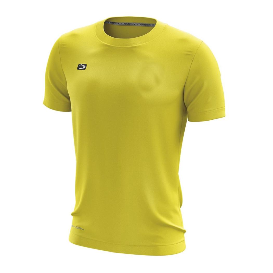 JOHN SMITH Camiseta Deporte Hombre Amarilla-  Todos los Deportes - Camiseta Económica - Resistente a Lavados - Equipaciones - Color Amarillo