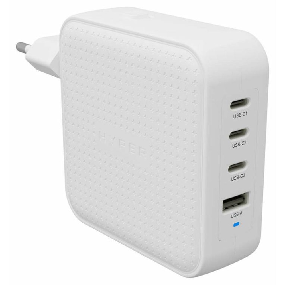 HYPER - Cargador 4x USB-C 1x USB 2.0 HJ1002WHWWGL carga rápida blanco para portátil smartphone tableta