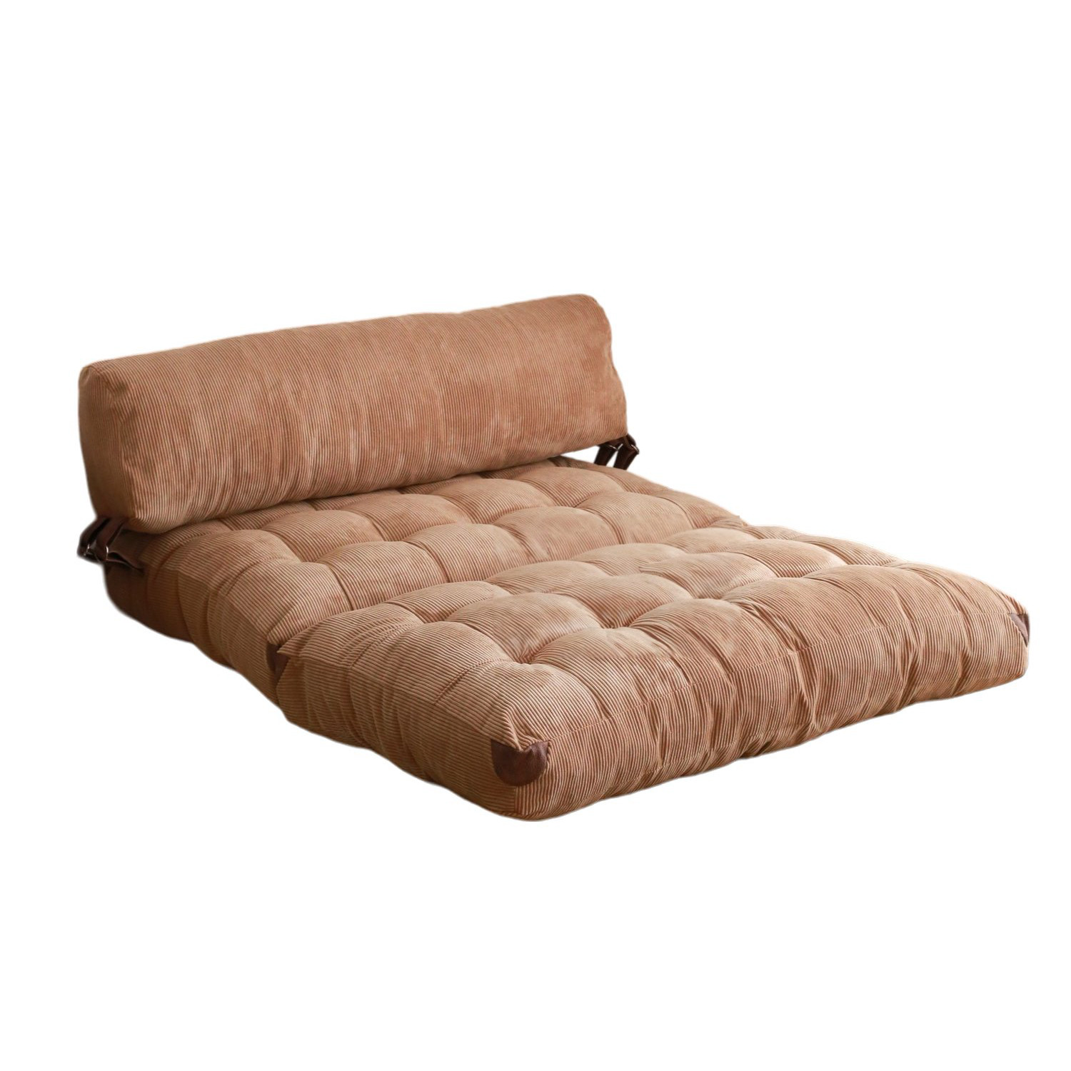 Habitat y Jardin - Sofá cama de tela "Fold" 2 plazas - 120 x 75 x 79 cm - Marrón