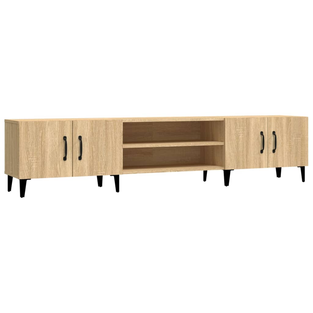 vidaXL Mueble de TV roble Sonoma 180x31,5x40 cm madera de ingeniería