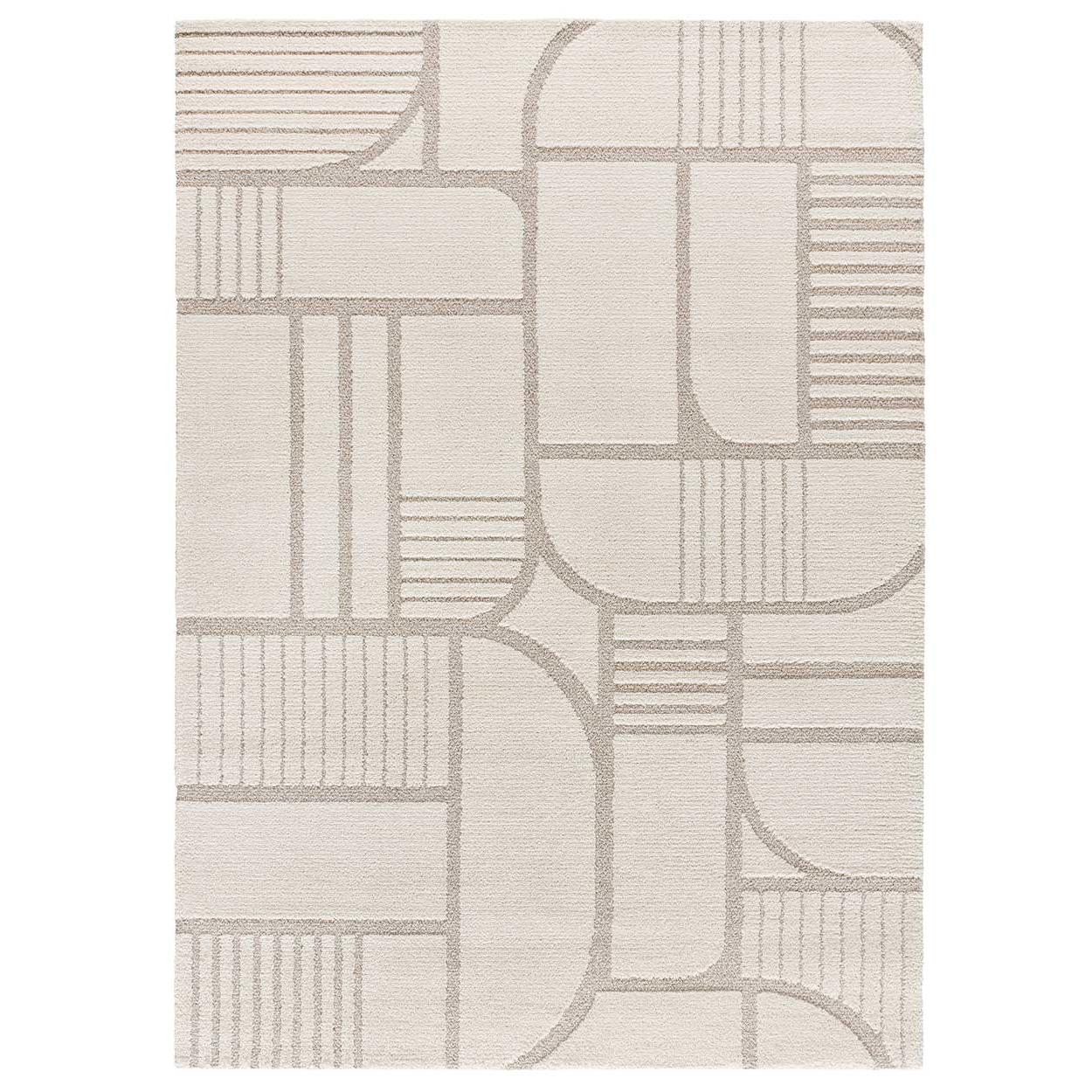 ATTICGO Alfombra de Interior de Estilo Escandinavo en Blanco - SNOWY 59776 | 80X150, 120X170, 160X230 cm