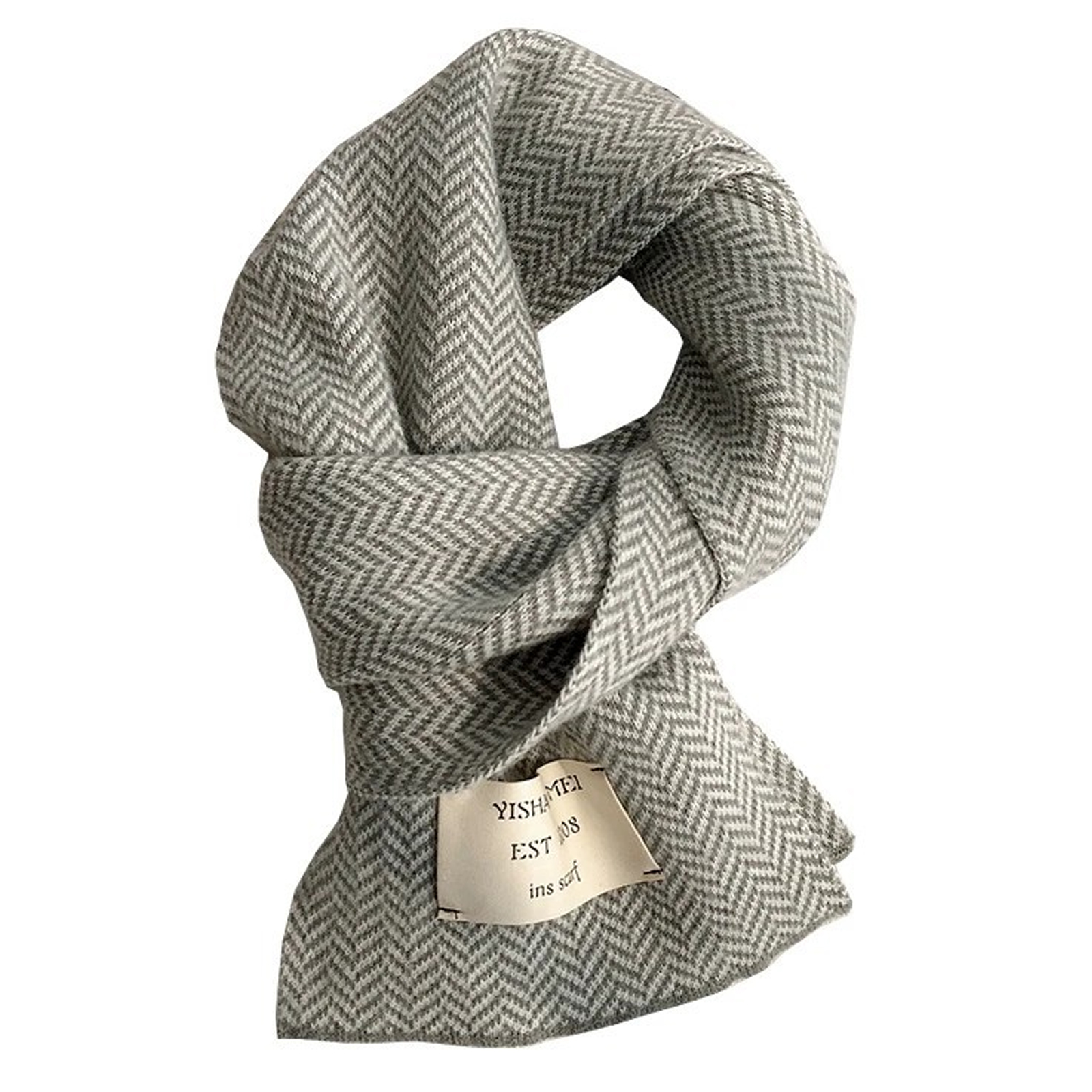 TK Bufanda de invierno para mujer, de punto grueso, suave y calentita, perfecta para exteriores.