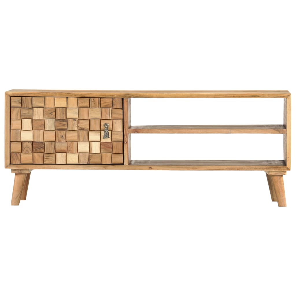 vidaXL Mueble para TV de madera maciza de acacia 100x30x40 cm