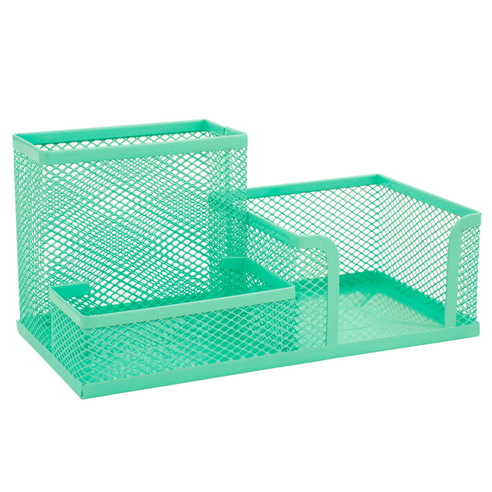 Starplast Organizador de Escritorio metálico. 3 colores Pastel.