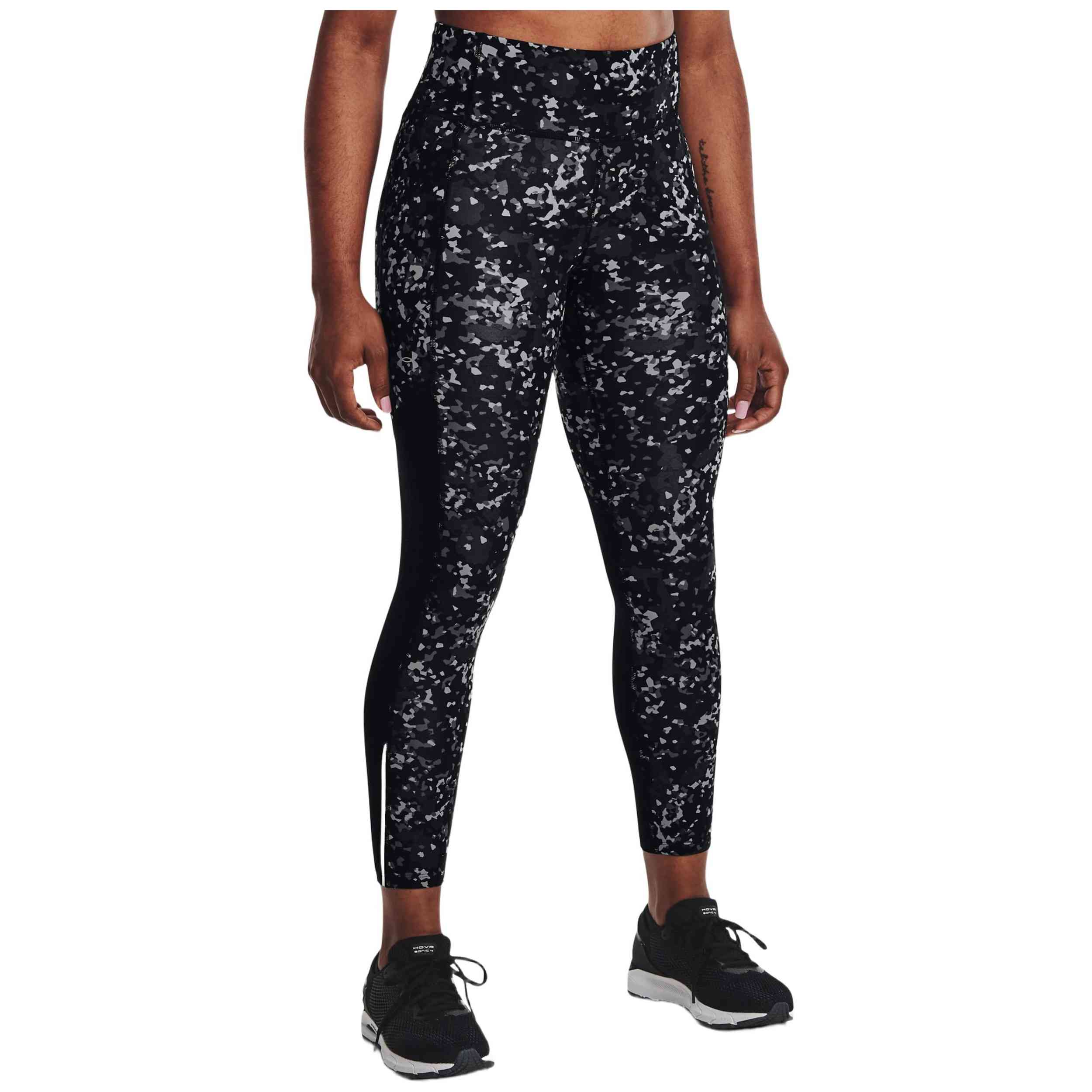Pantalón Under Armour modelo Ua Launch Ankle Print Tights en color Negro