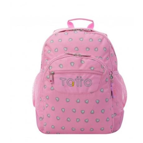 Totto Mochila Infantil Rosa Corazones Bolsillos Ma04eco029-2120n-7iu