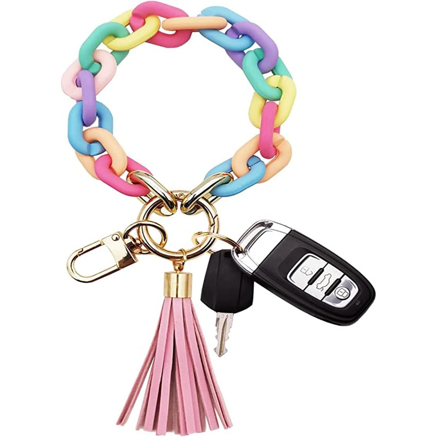 Pulsera Chica Niña,Pulsera para Borla de Cuero, Pulsera para Amigos,Familia,Damas, Damas