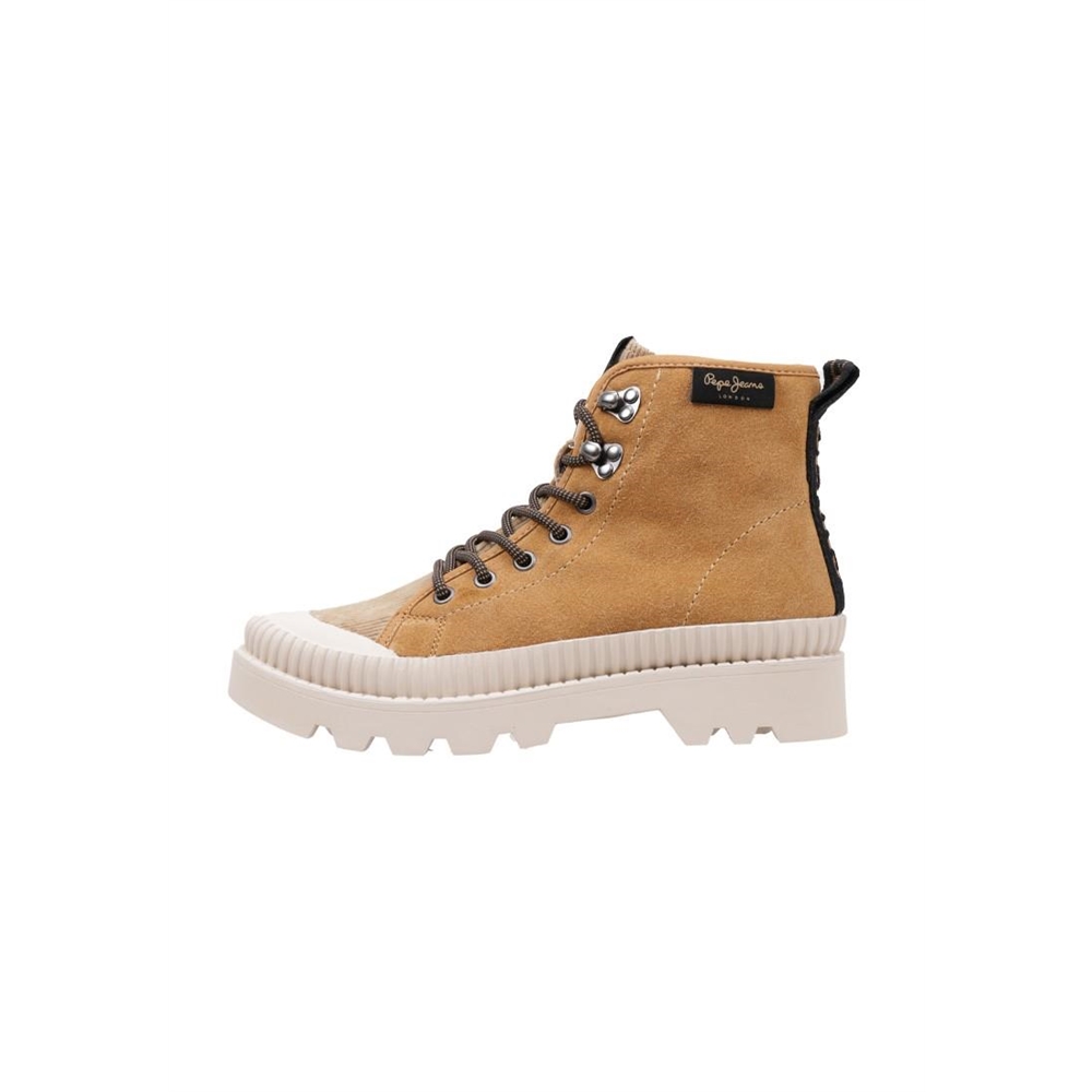 Pepe Jeans ASCOT DESERT Botines Planos Mujer Cuero