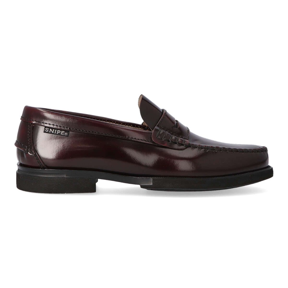 Snipe - Zapato castellano SNI 11023 para hombre sin cierre, fabricado en piel natural con suela de goma ultraligera y detalle de antifaz
