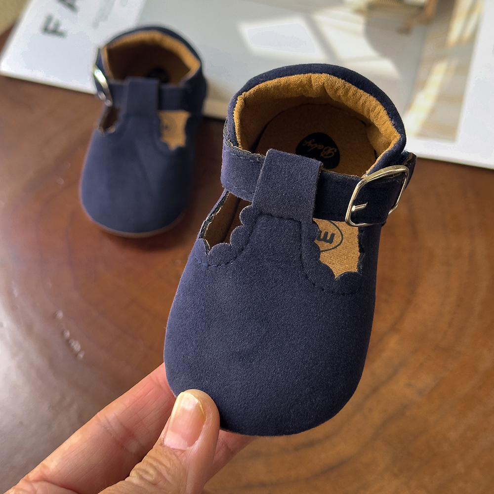 TK Zapatillas De Bebé Recién Nacido Clásicas Con Rayas En Cuero Para Niño Y Niña Antideslizantes Suela De Goma Primera Caminata Infantiles Mocasines Multicolor