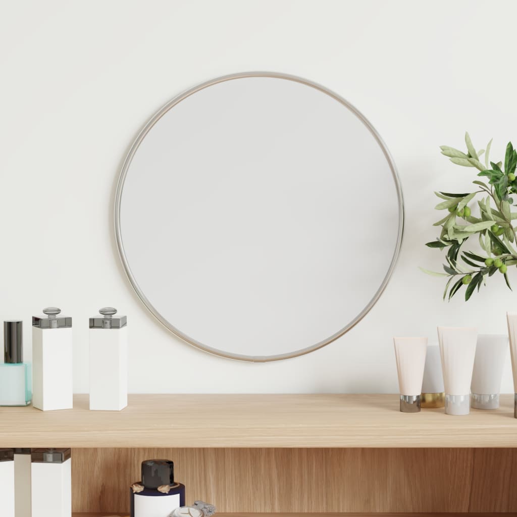 vidaXL Espejo de Pared Redondo Dorado Ø 30 cm Decoración Dormitorio Tocador Color Dorado, Negro, Plateado y mas