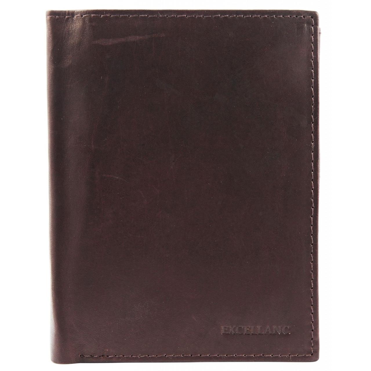 Excellanc® Cartera Hombre em Couro Genuíno