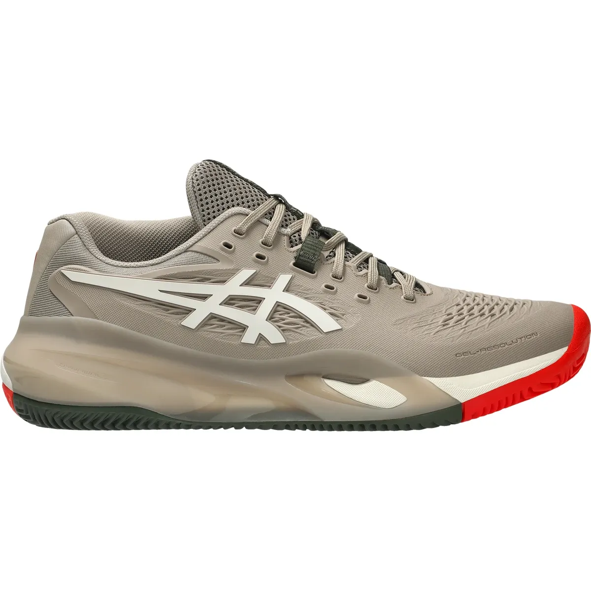 Zapatillas ASICS Resolution X Clay Marron-Rojo