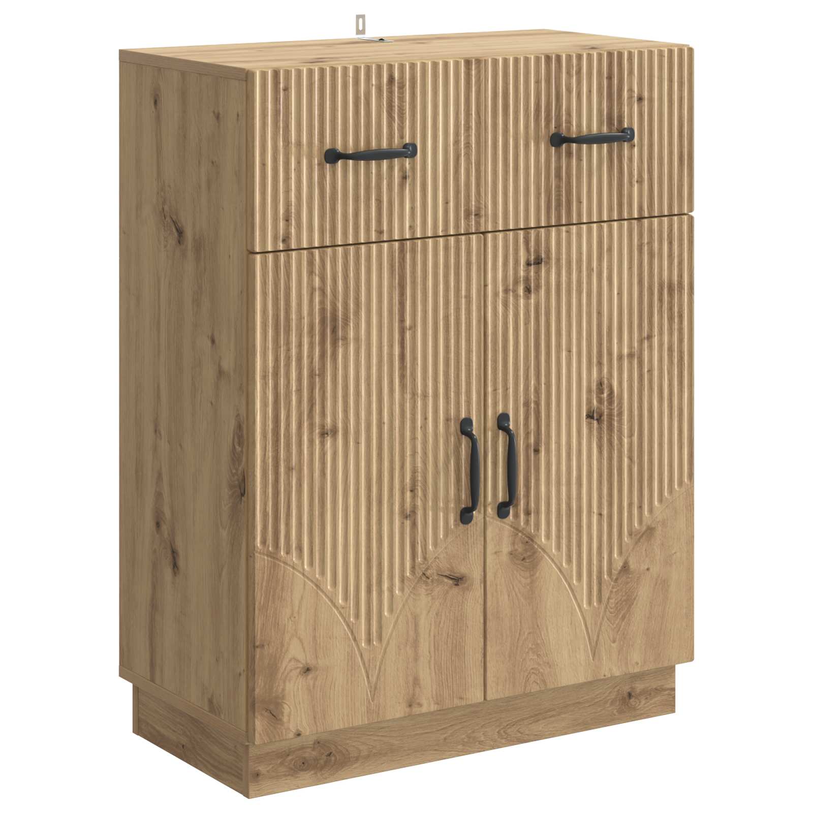 vidaXL Aparador 66 x 34,5 x 87 cm Madera de Ingeniería Multicolor