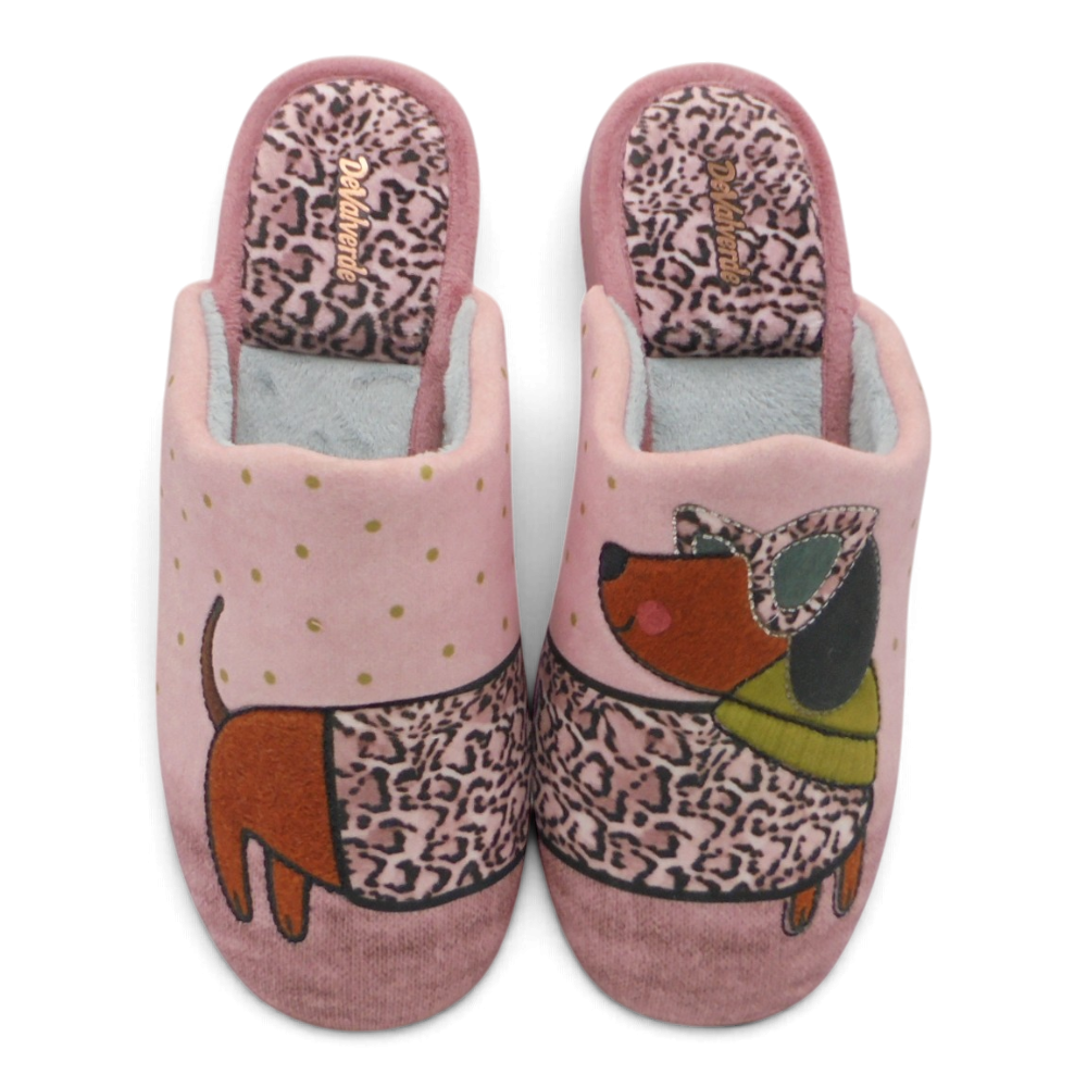 Zapatillas De Casa Devalverde modelo 1211 en color Rosa