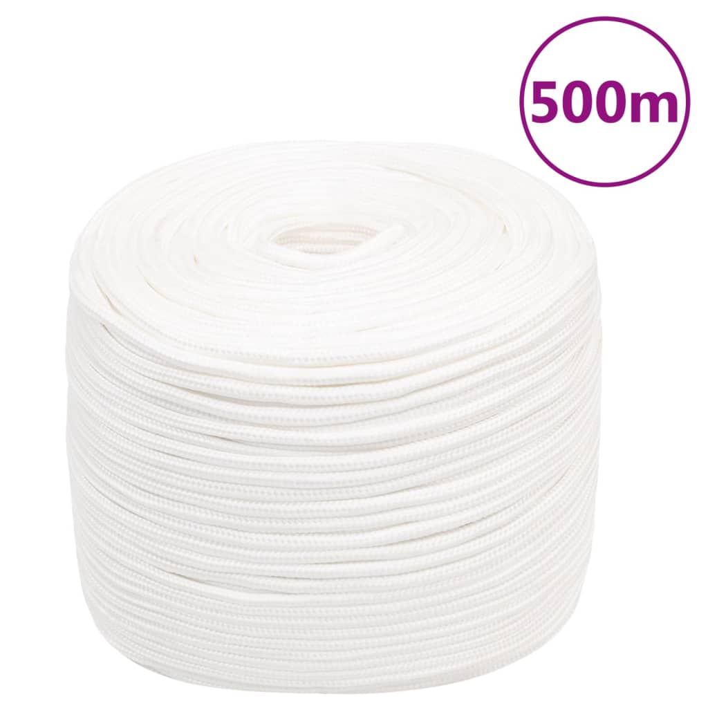vidaXL Cuerda de barco polipropileno 10 mm 500 m cuerda Color Amarillo,  Azul,  Blanco y azul y mas