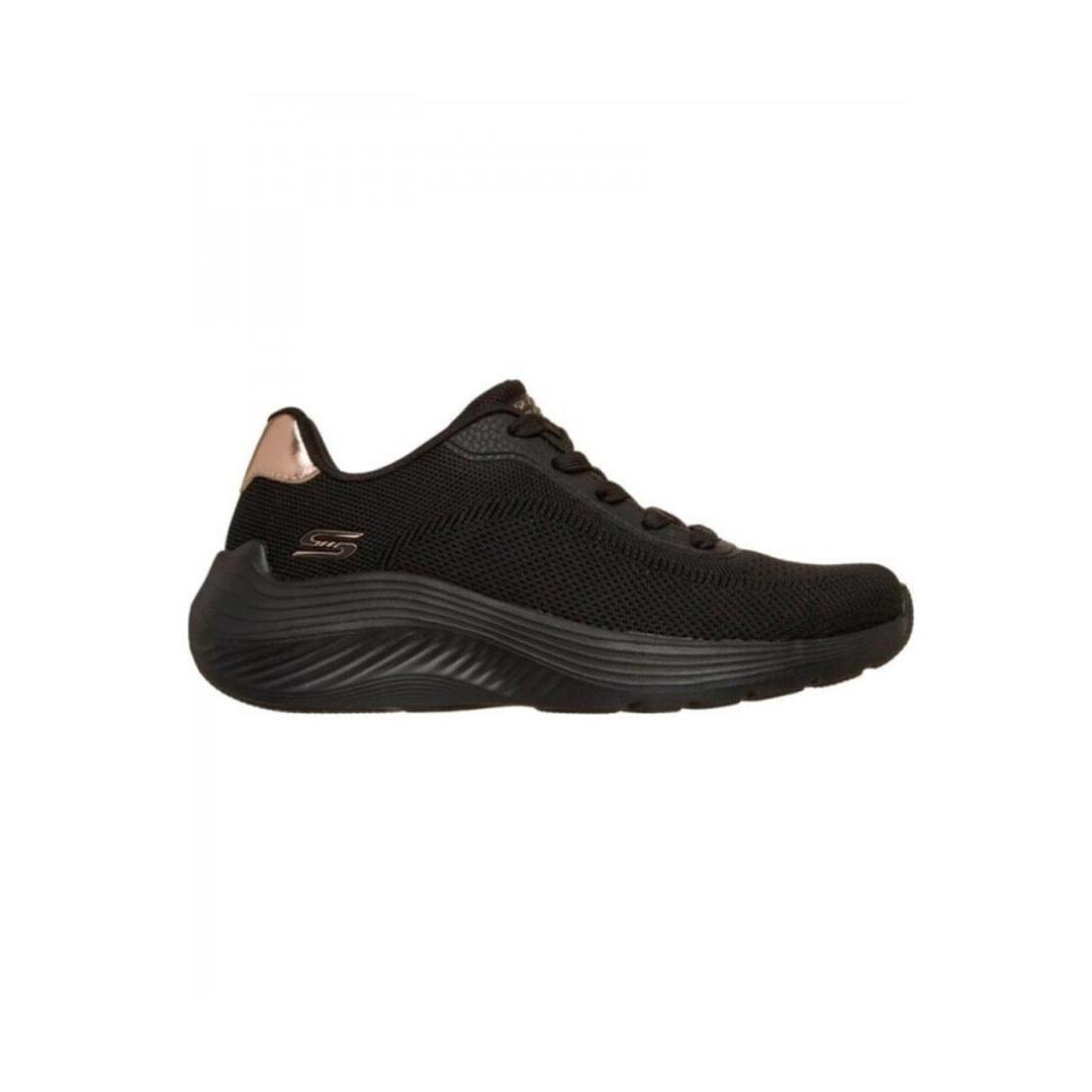 Zapatilla Mujer Skechers Bobs Waves Negro