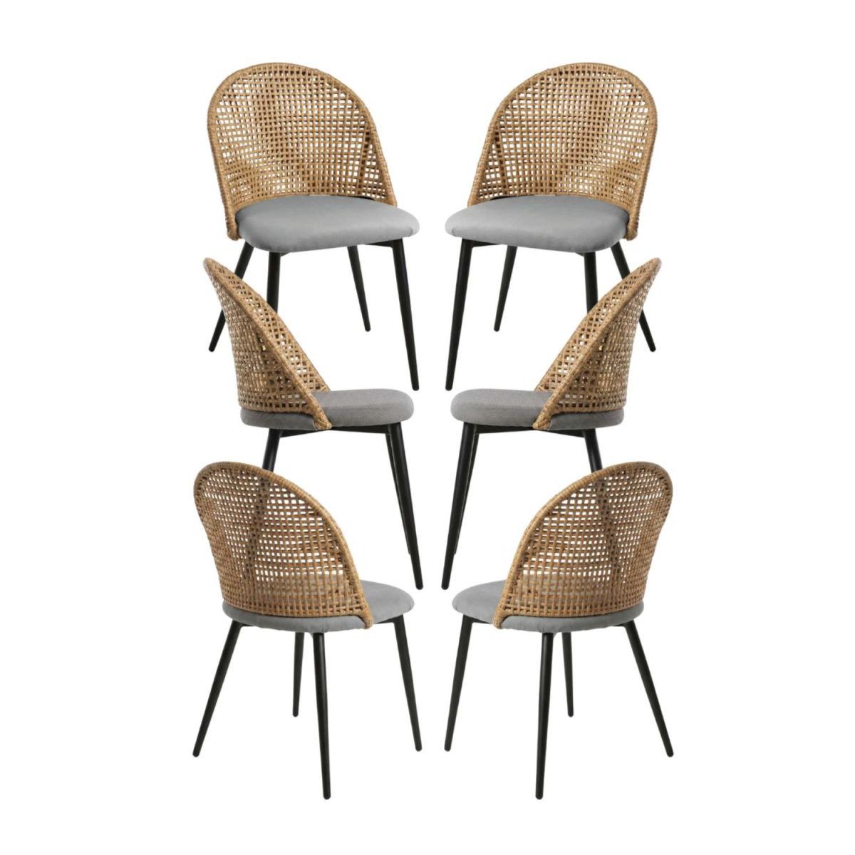 Regalos Miguel - Packs Sillas Comedor - Pack 6 Sillas Torsa - Beige