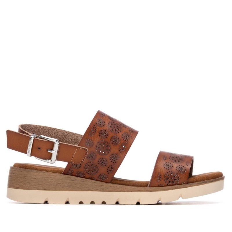 Sandalias planas de Mujer REFRESH 175169 01 SANDALIA CAMEL 38654 26V