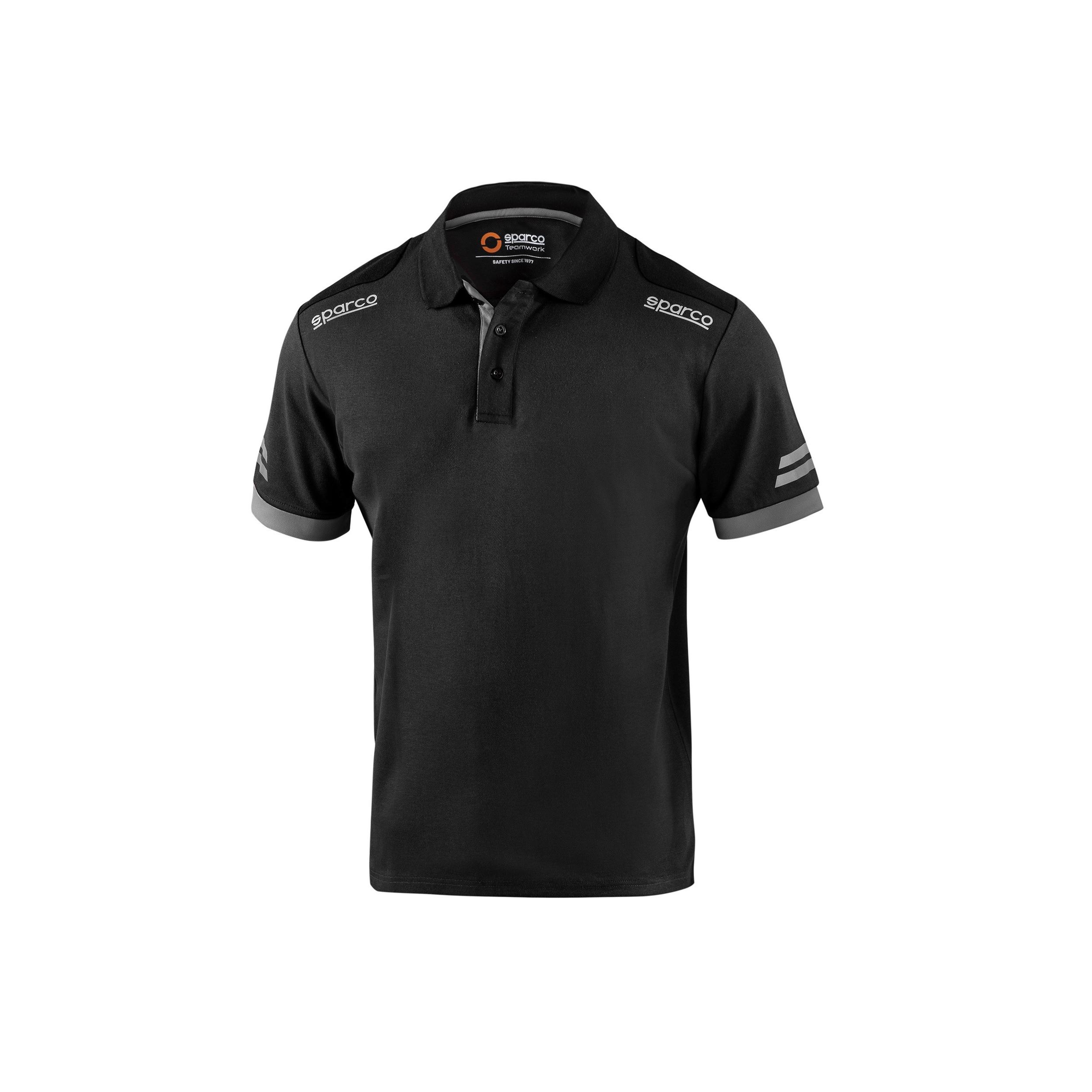 POLO TW TALLA XL NEGRO/GRIS