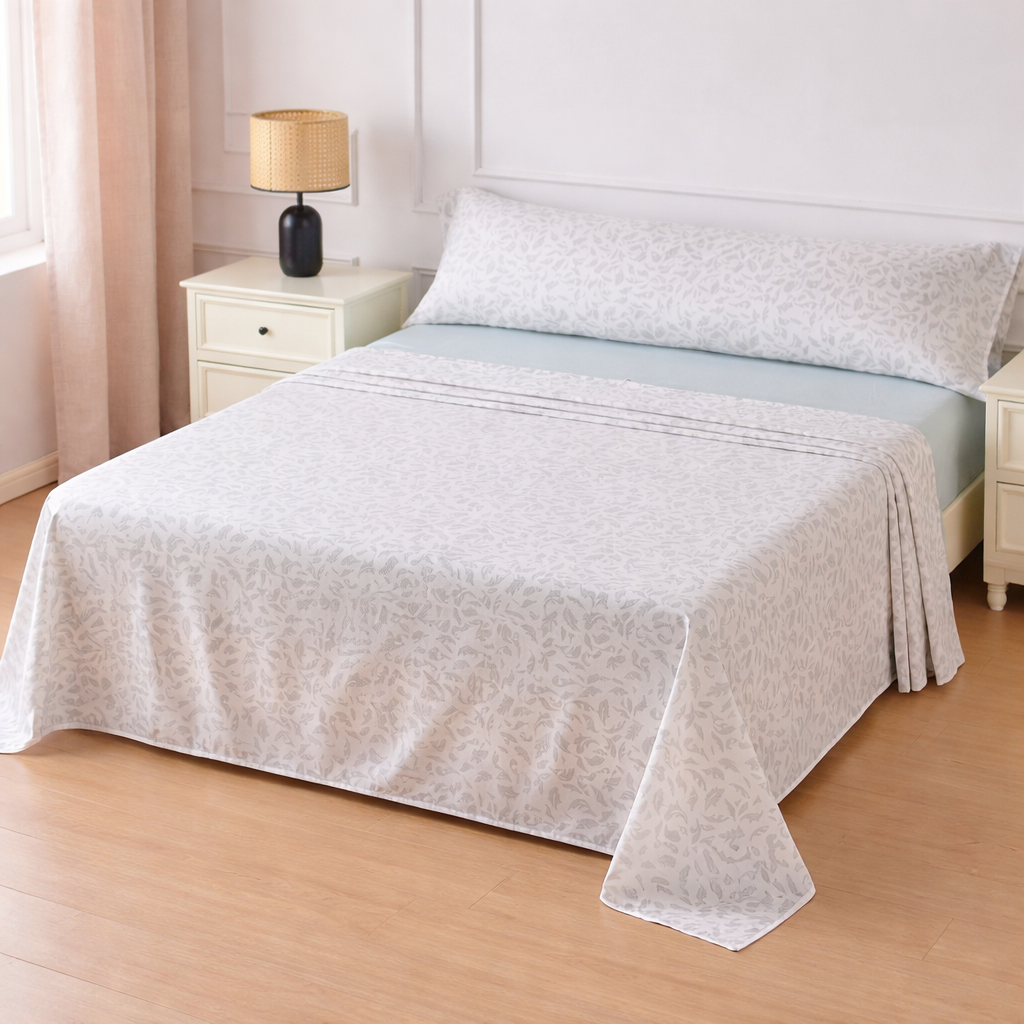 Juego de Sábanas 3 Piezas con Diseño Estampado Incluye Sábana Encimera, Bajera Ajustable y Funda de Almohada, 100% Poliéster, Para Camas 90/105/135/150/180 cm, ✅ Envíos a España en 48/72h