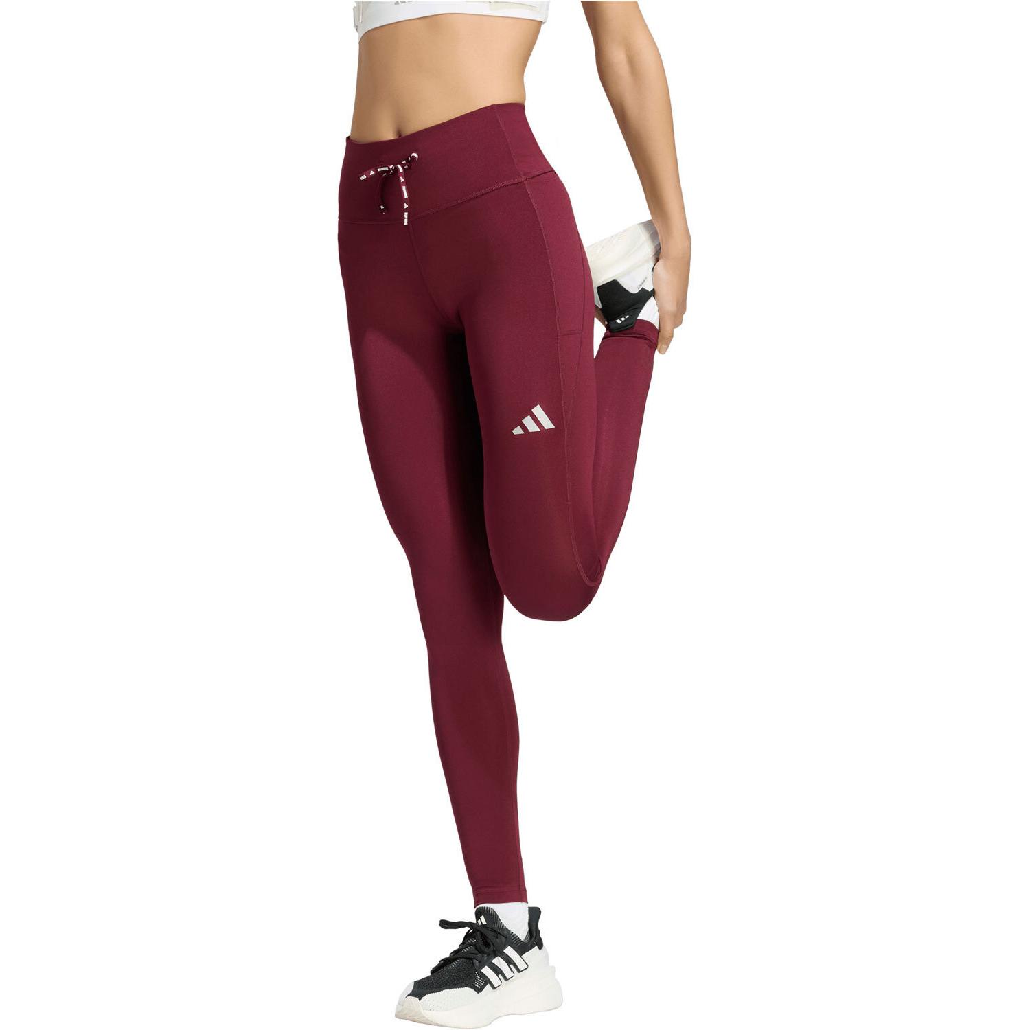 MALLAS RUNNING MUJER Adidas RUN ESS 1/1 L GRANATE