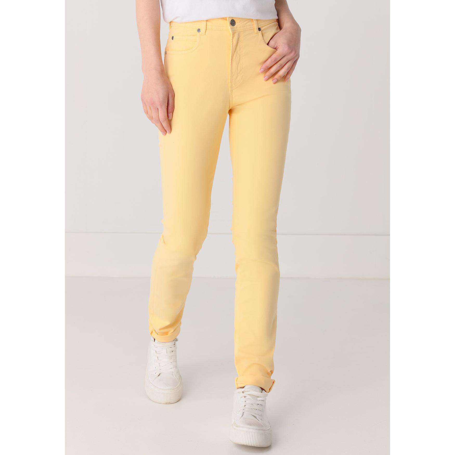 CIMARRON - NOUFLORE-BREN PANTALON COLOR Caja Media Slim - Tallaje en Pulgadas- Tallaje en Pulgadas