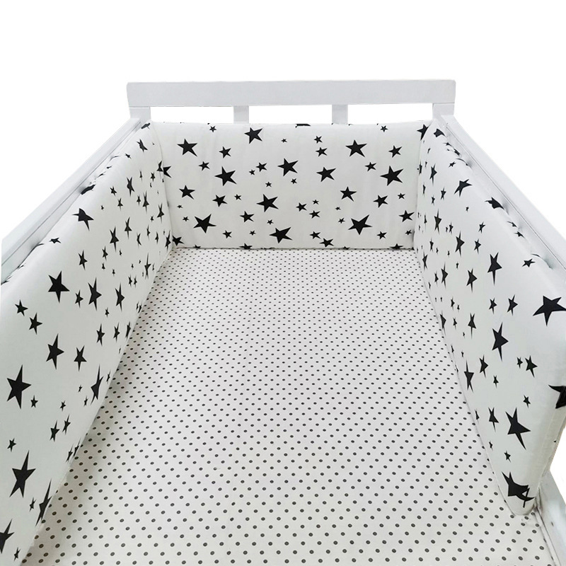 Om Home Protector de cuna Chichonera Para Bebe, Barrera de Cama de Algodón Para recien nacidos, cojeo de trenza, CUNA Para El Bebe