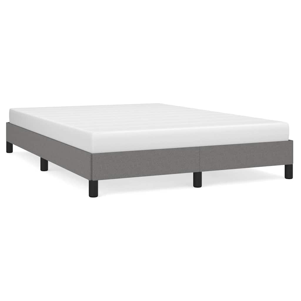 vidaXL Cama sin colchón tela 140x190 cm Multicolor