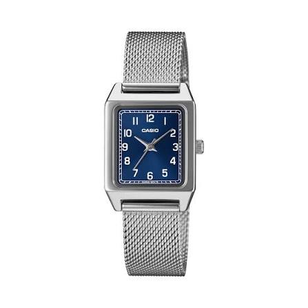 Reloj de Mujer Analógico Vintage Casio LTP-B150M-2B con Esfera azul y Correa de Acero