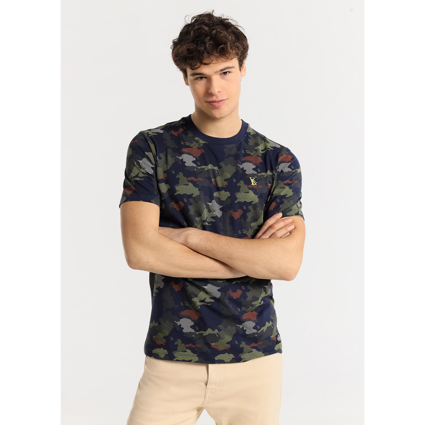 Victorio & Lucchino - Camiseta Camo Print V&L