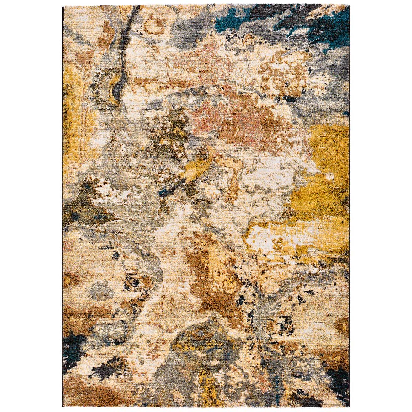 ATTICGO Alfombra de Interior Estilo Mosaico en Multicolor - Anouk 16529 | 120X170, 80X150, 140X200, 160X230 cm