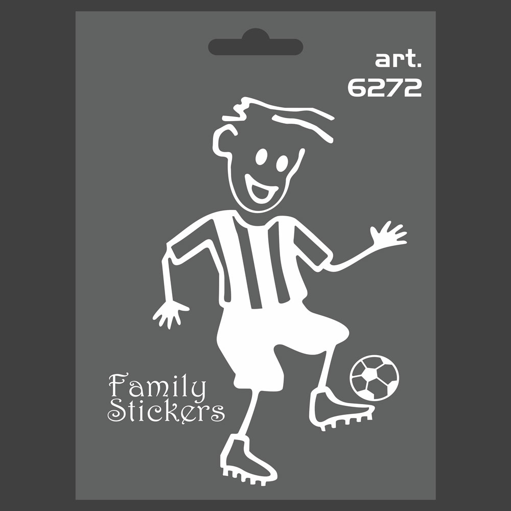Fútbol Pegatinas Familia Pegatinas