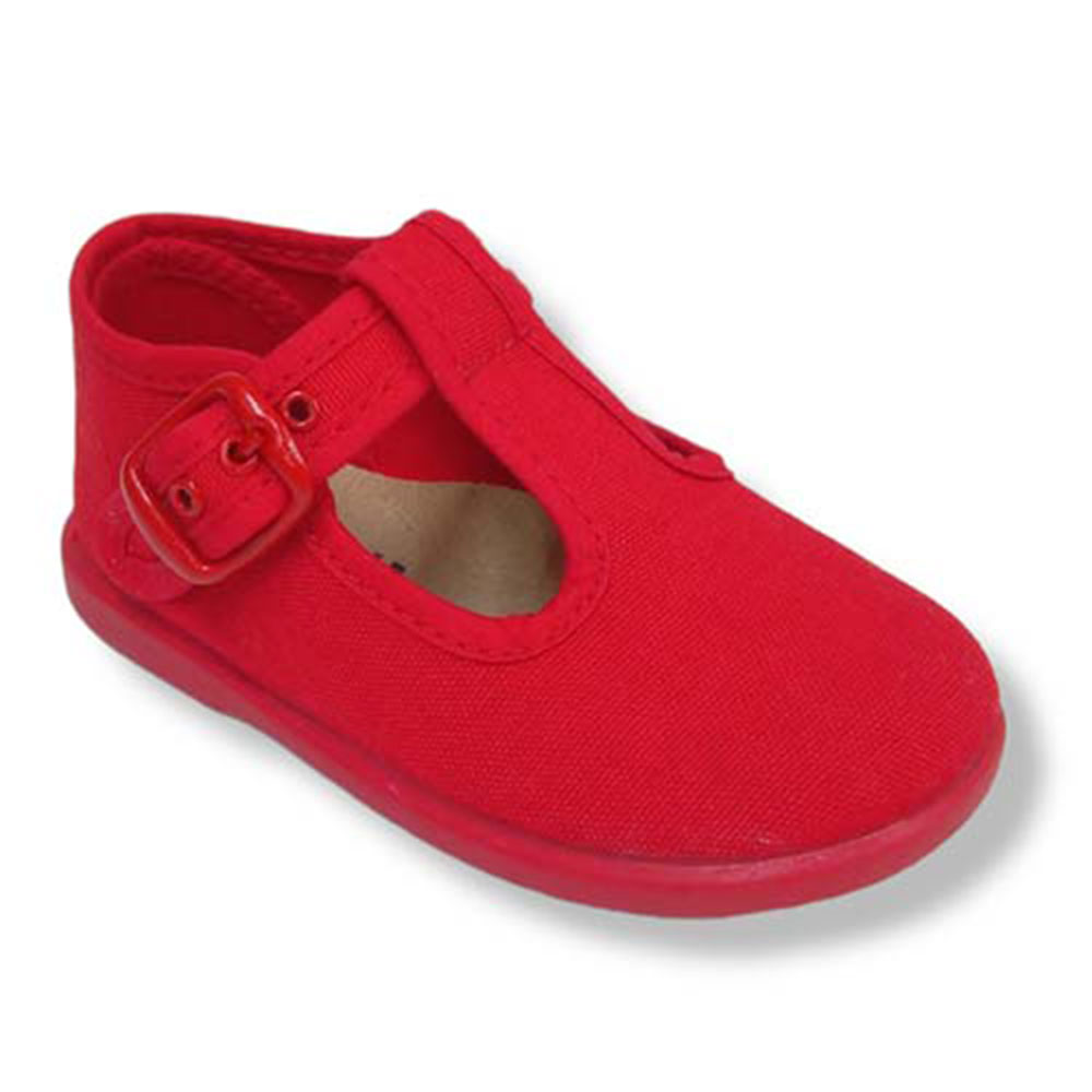 Batilas Pepito Lona Niño 12601 ROJO calzado niños Batilas Summer ROYALE CORDONETS