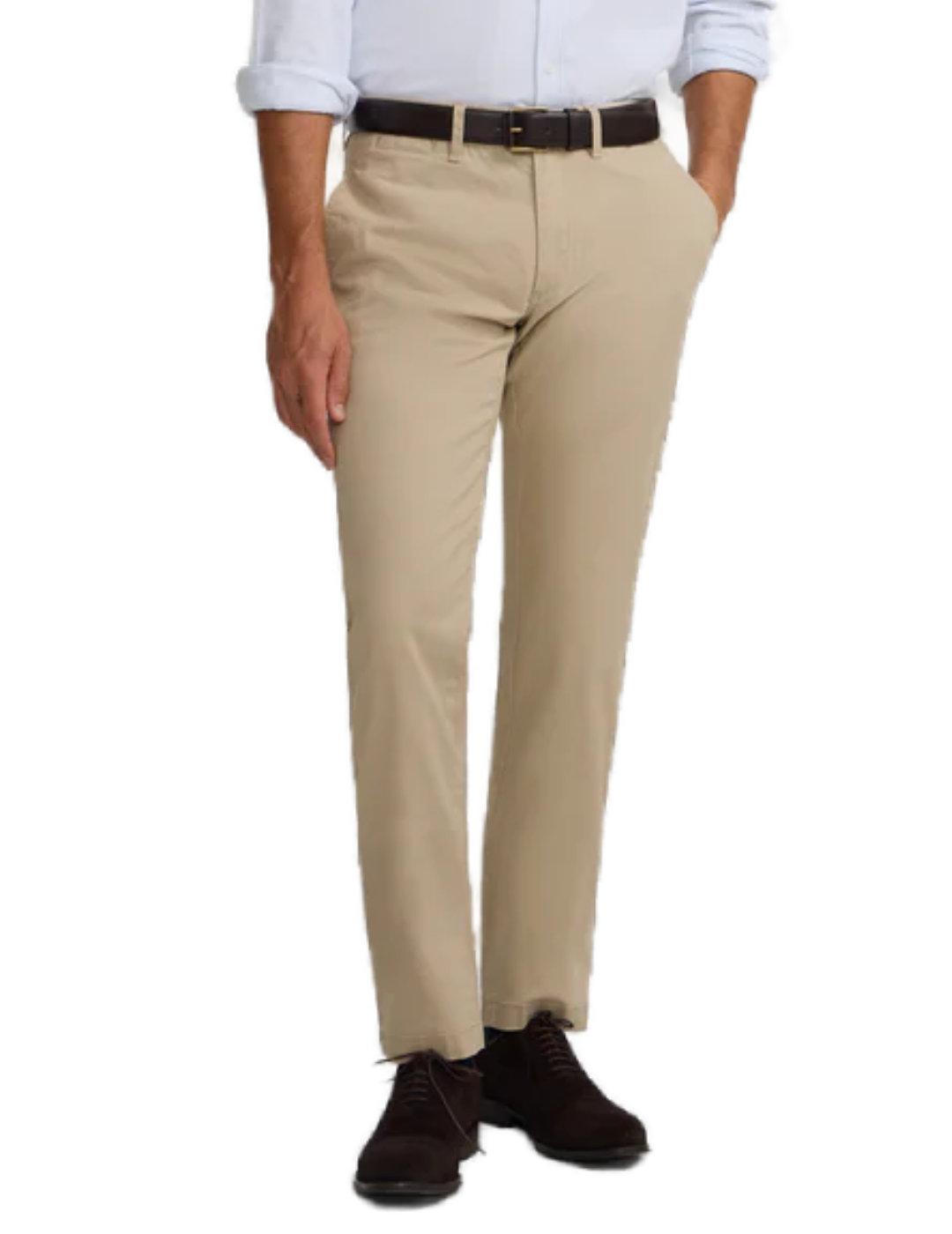 Pantalón Silbon chino casual beige slim fit para hombre