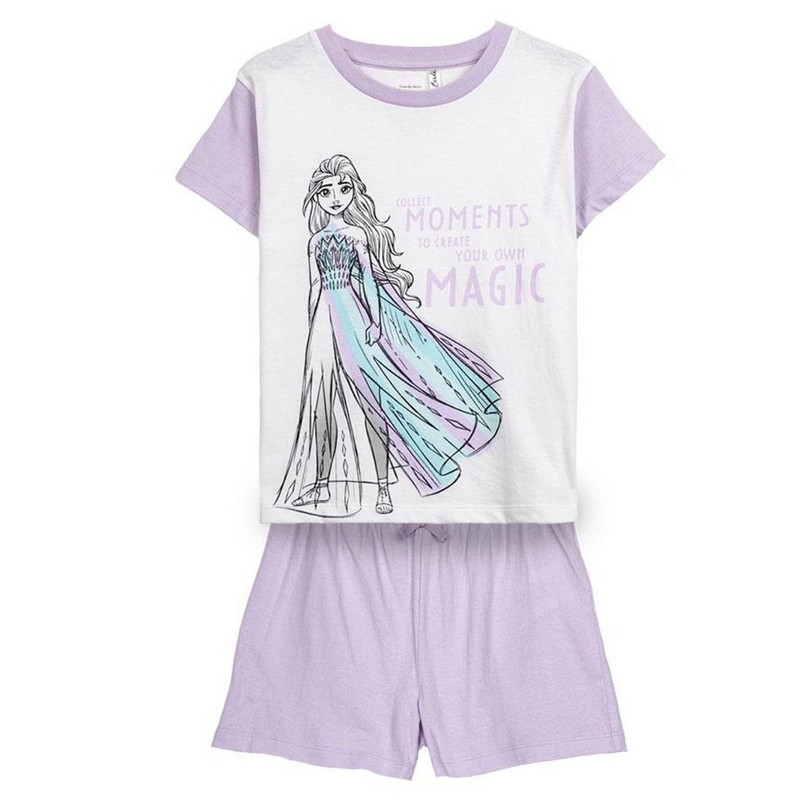 Disney Frozen Cerdá Pijama Corto 73220 Lila Niña - Motivo Estampado