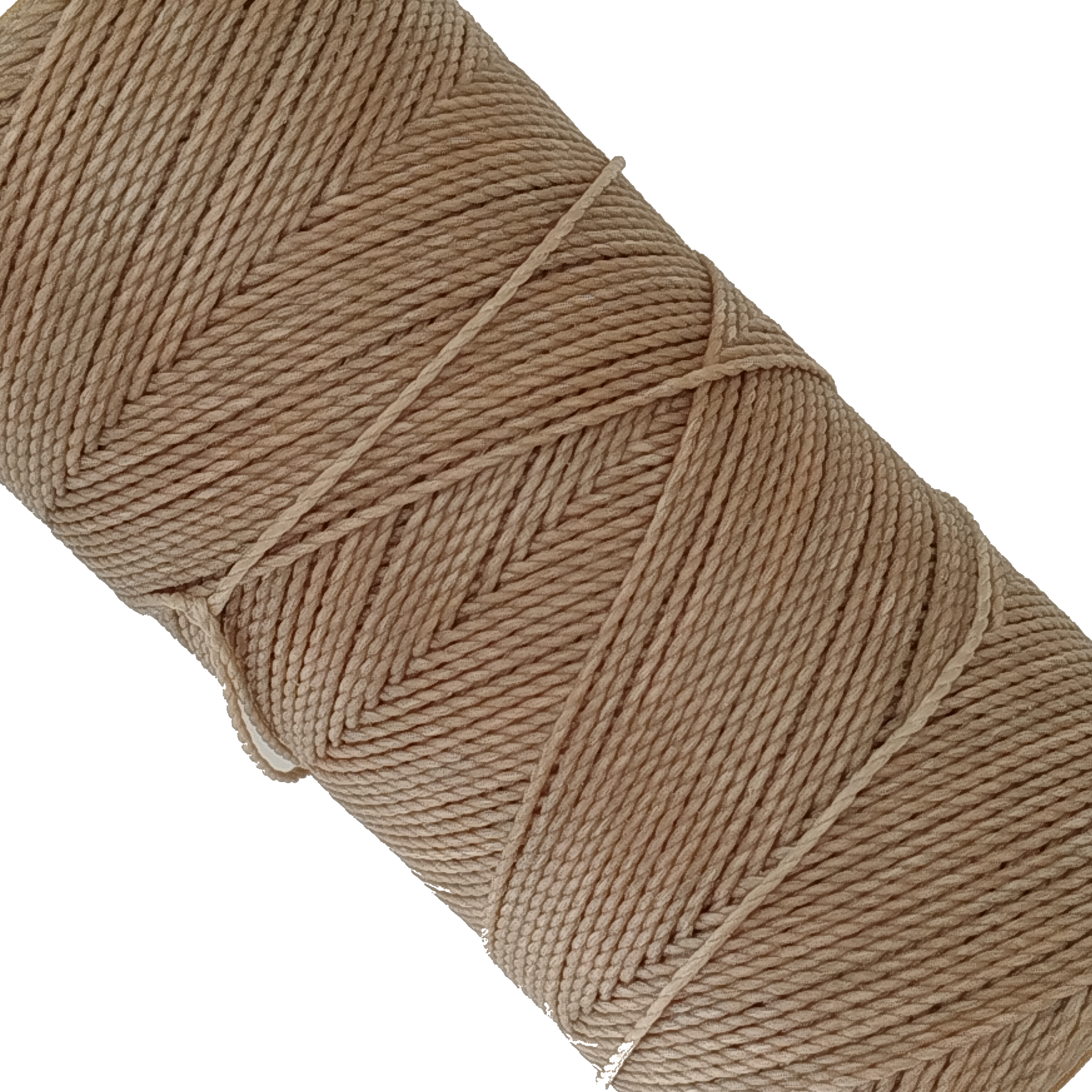 Bobina de hilo encerado Linhasita para macrame y coser cuero - 1mm, 100gr/170 metros