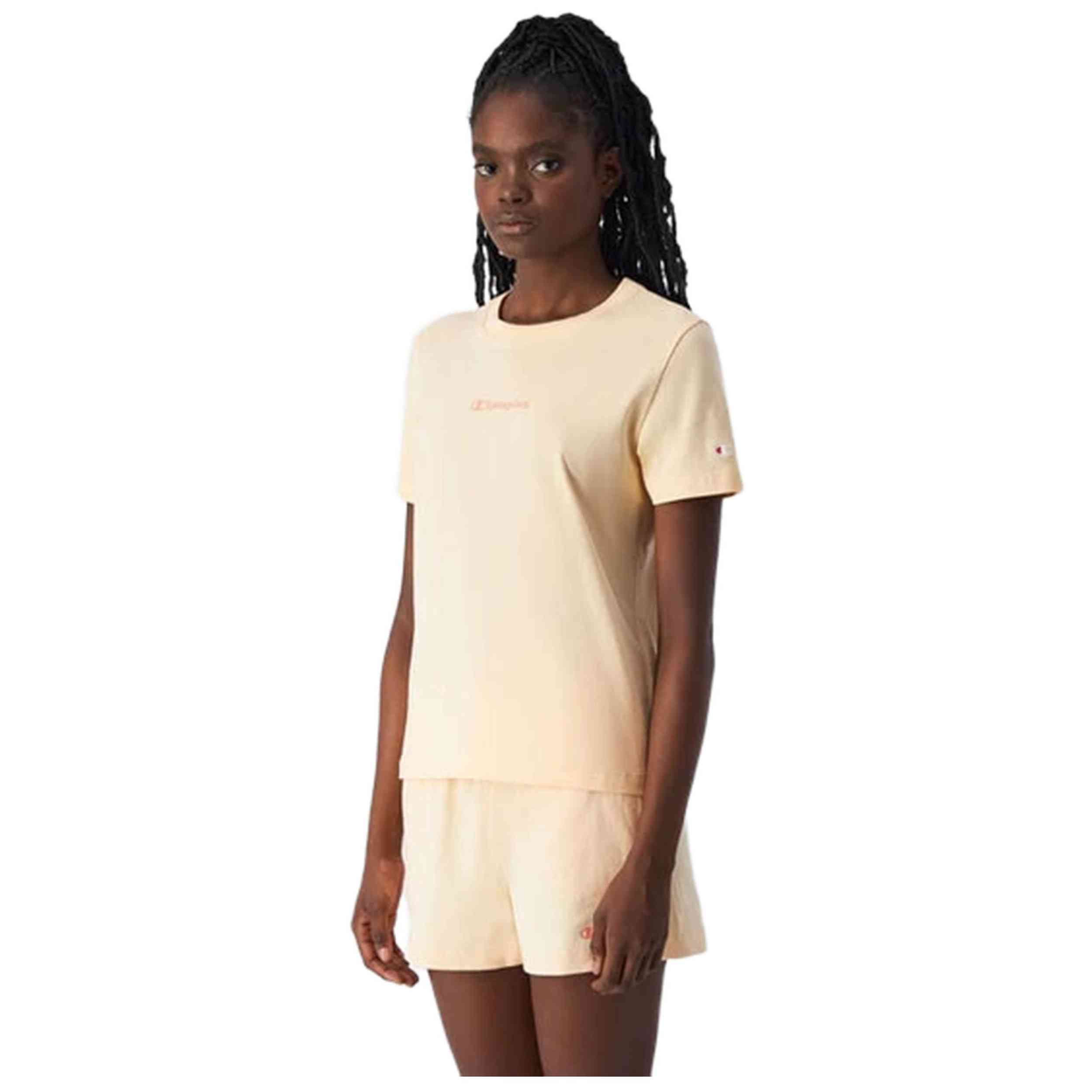 Camisetas De Manga Corta Champion modelo 117685-PS196 para Mujer en color Naranja