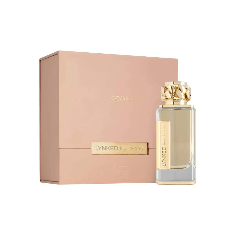 Afnan Lynked Forever para Mujeres - Fragancia Floral Frutal con Notas de Mandarina y Gardenia - Lanzamiento 2025
