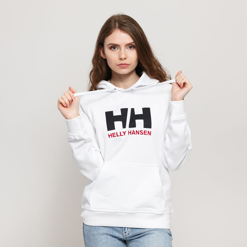 Sudadera Helly Hansen blanca HH  Logo Hoodie