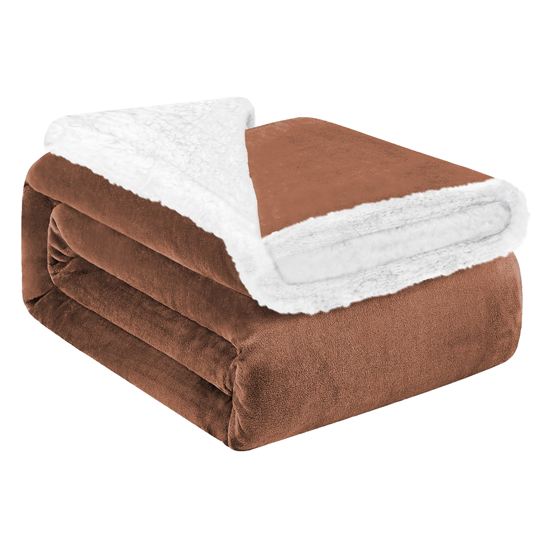 Acomoda Textil – Manta de Sedalina con Borreguito Extra Suave para Invierno. Manta Cálida, Ligera y Transpirable para Cama. Mantita Lisa Reversible de Sofá, Sillón y Viaje.
