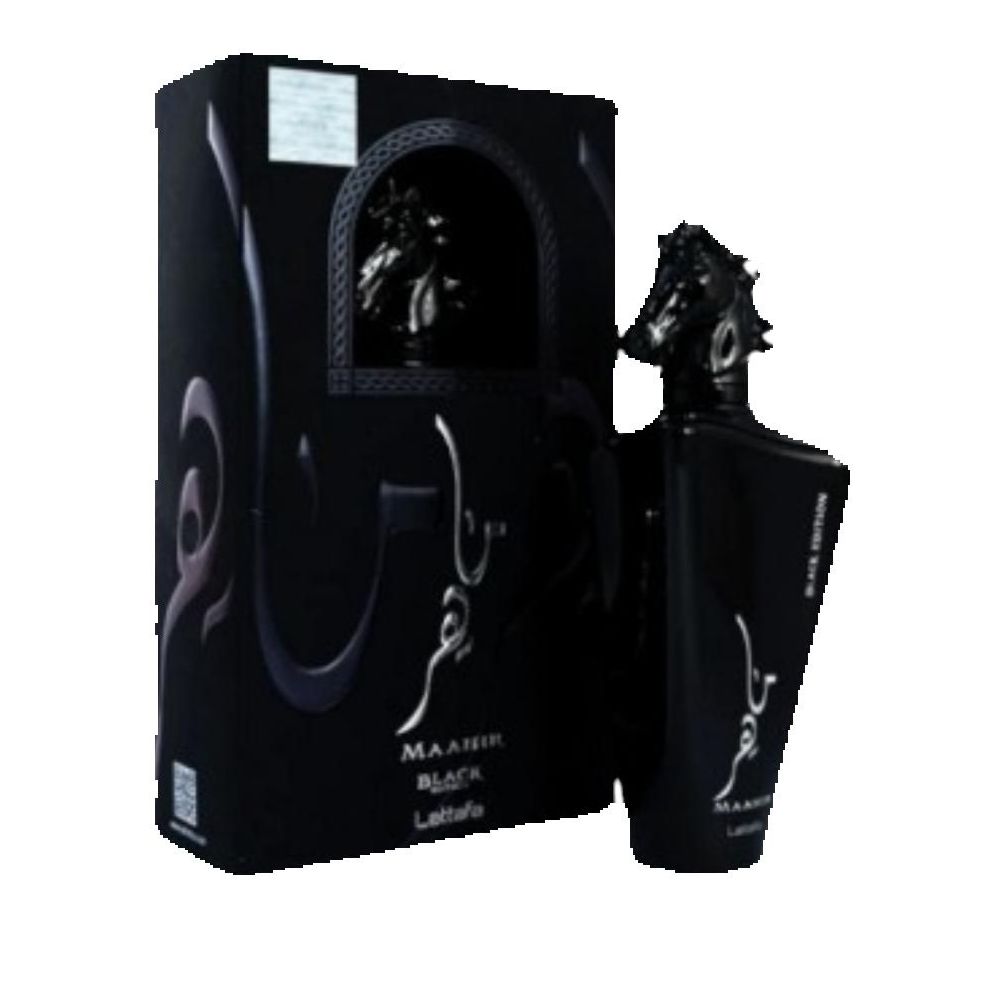 Maahir Black Edition Lattafa Perfumes unicex 100ml alta gama