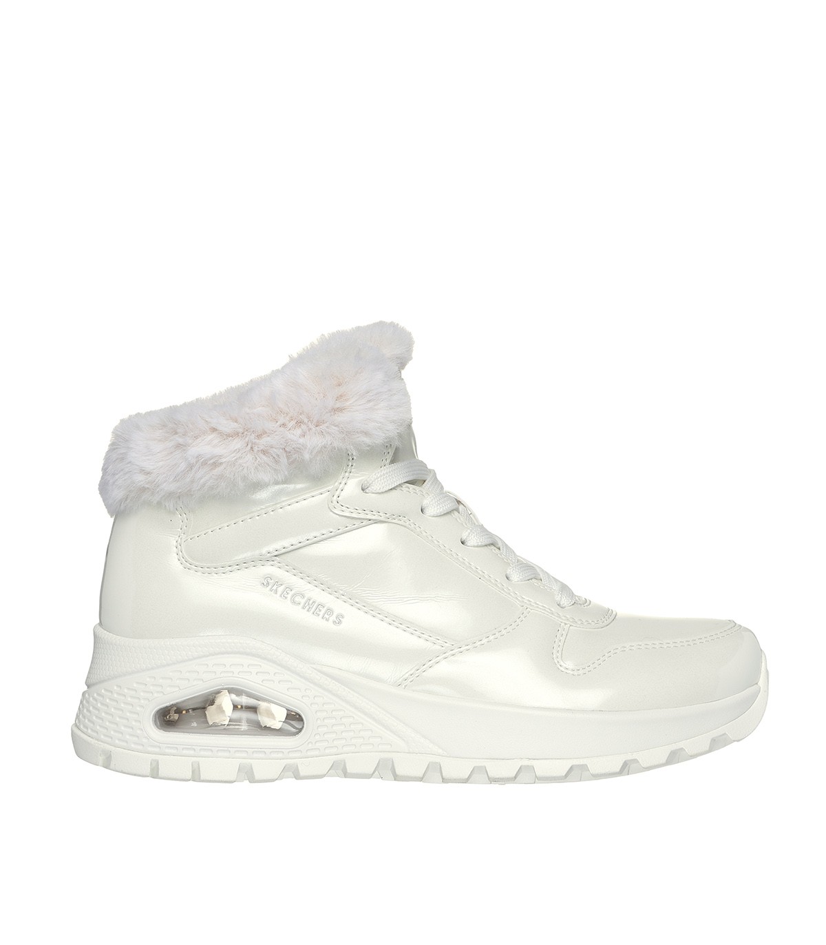 BOTÍN BLANCO DE PELO CON CÁMARA DE AIRE SKECHERS UNO-Rugged 168126