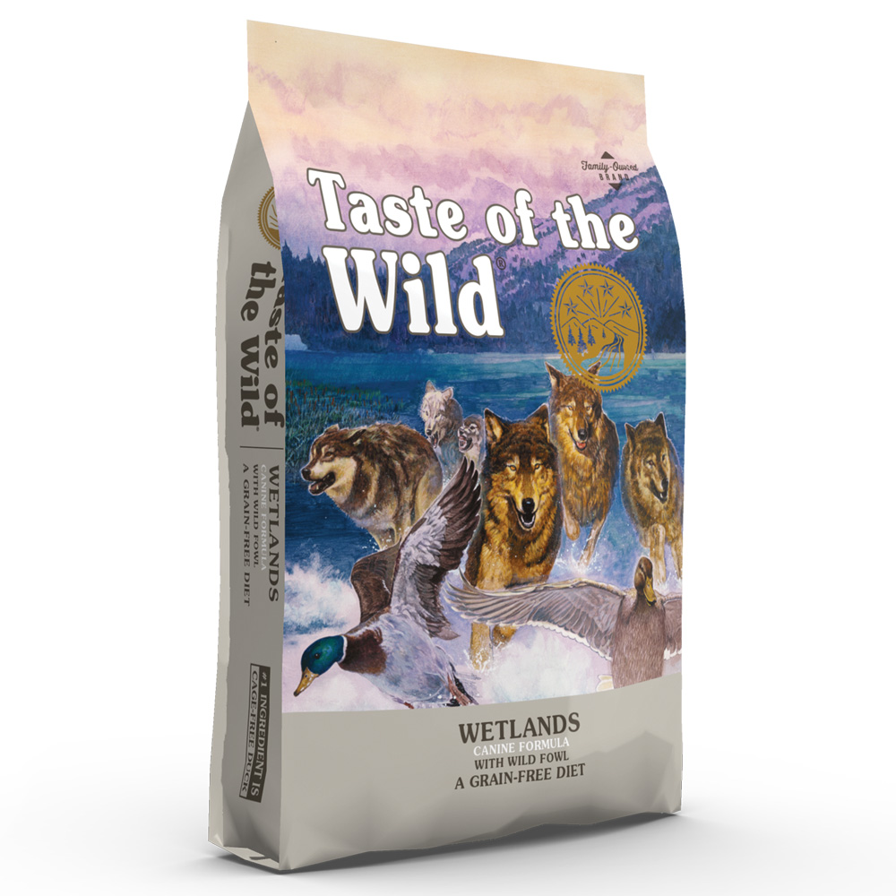 Taste of the Wild Wetlands - Pienso para perros sin cereales, con carne de Pato y pollo