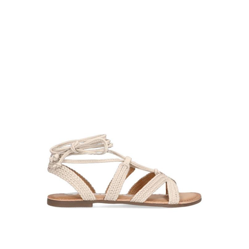 Sandalia Gioseppo - Mujer - Suela Plana - Modelo Darney - Color Beige