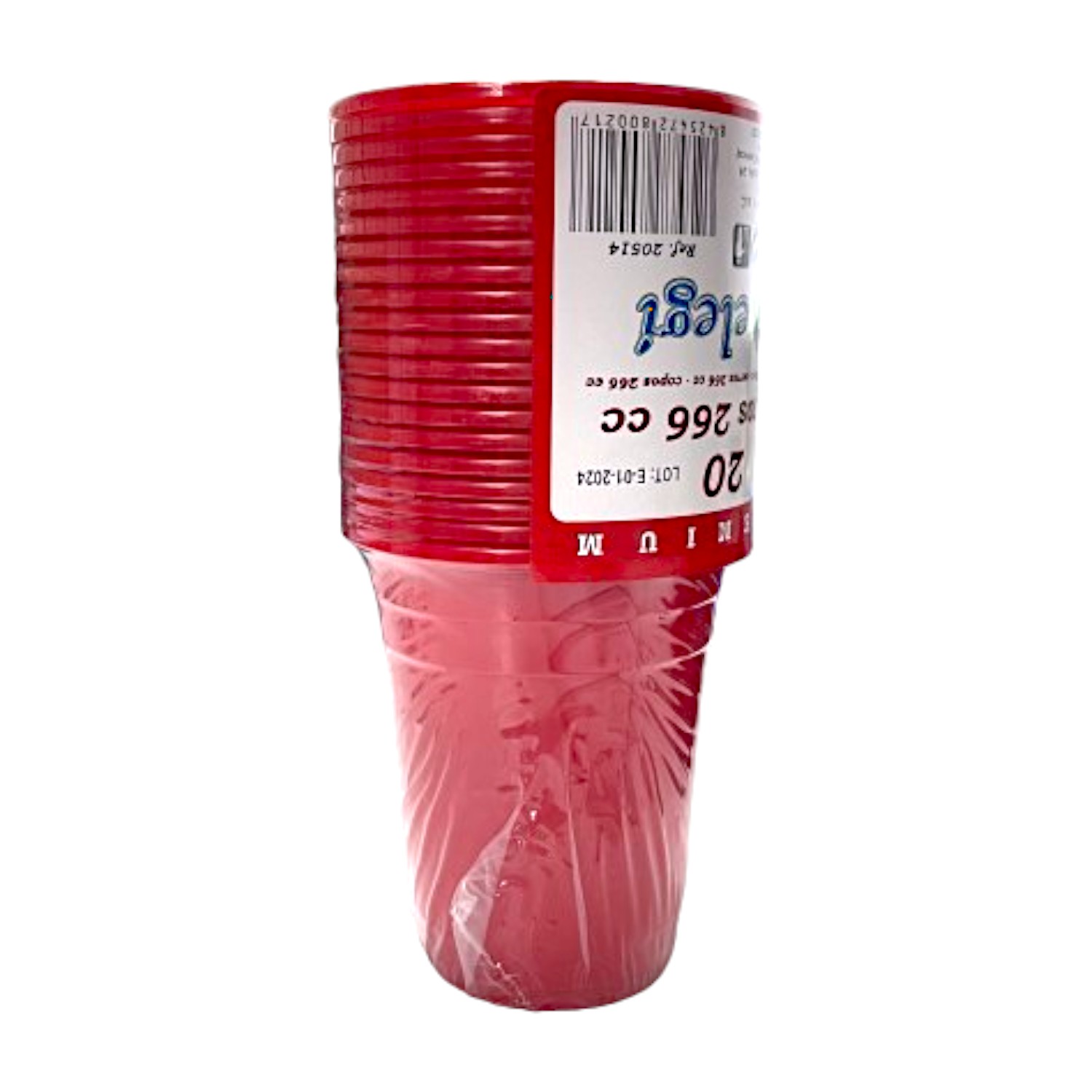 STARTELECTRIC VASOS DE PLÁSTICO ROJO DE 266CC (20 PIEZAS) – VASOS DESECHABLES – REUTILIZABLES Y RECICLABLES SIN BPA – VASOS ROJOS ECOLÓGICOS PARA HALLOWEEN, NAVIDAD, CUMPLEAÑOS, BODAS MARCA ELEGÍ