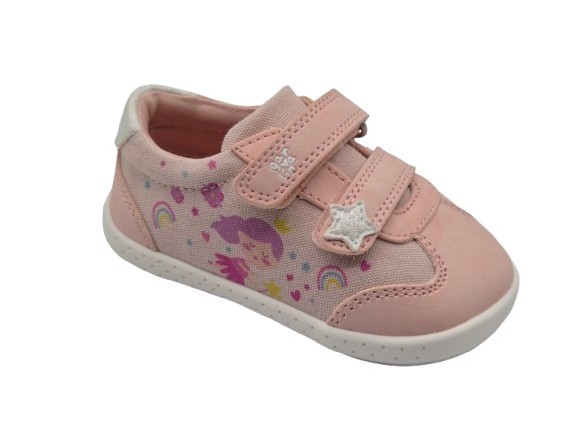 Biomecanics - Zapatillas barefoot modelo 262337 de lona para niñas, flexibles y ligeras ideales para primeros pasos