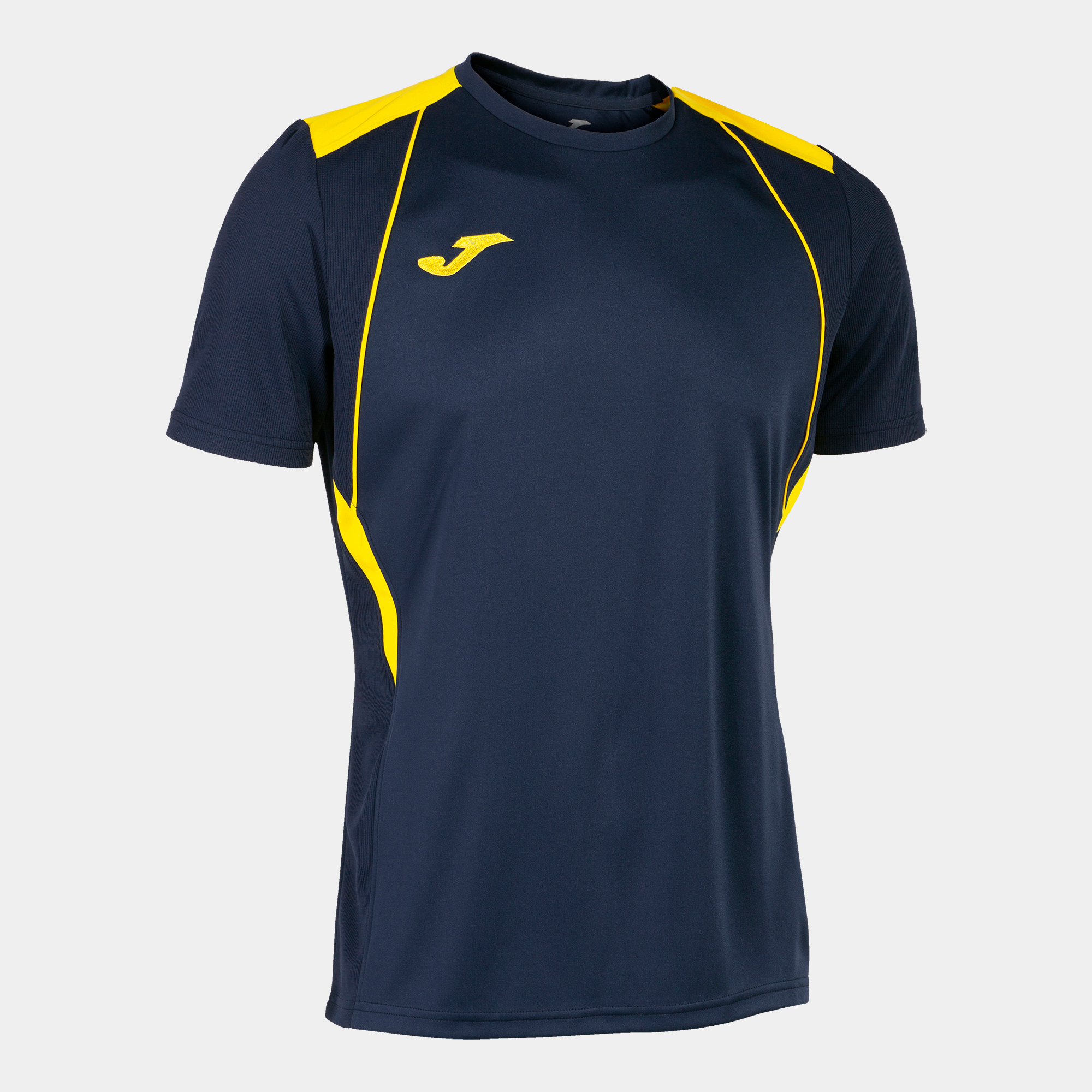 JOMA CAMISETA MANGA CORTA CHAMPIONSHIP VII MARINO AMARILLO Talla 4 (6XS) Niño Junior