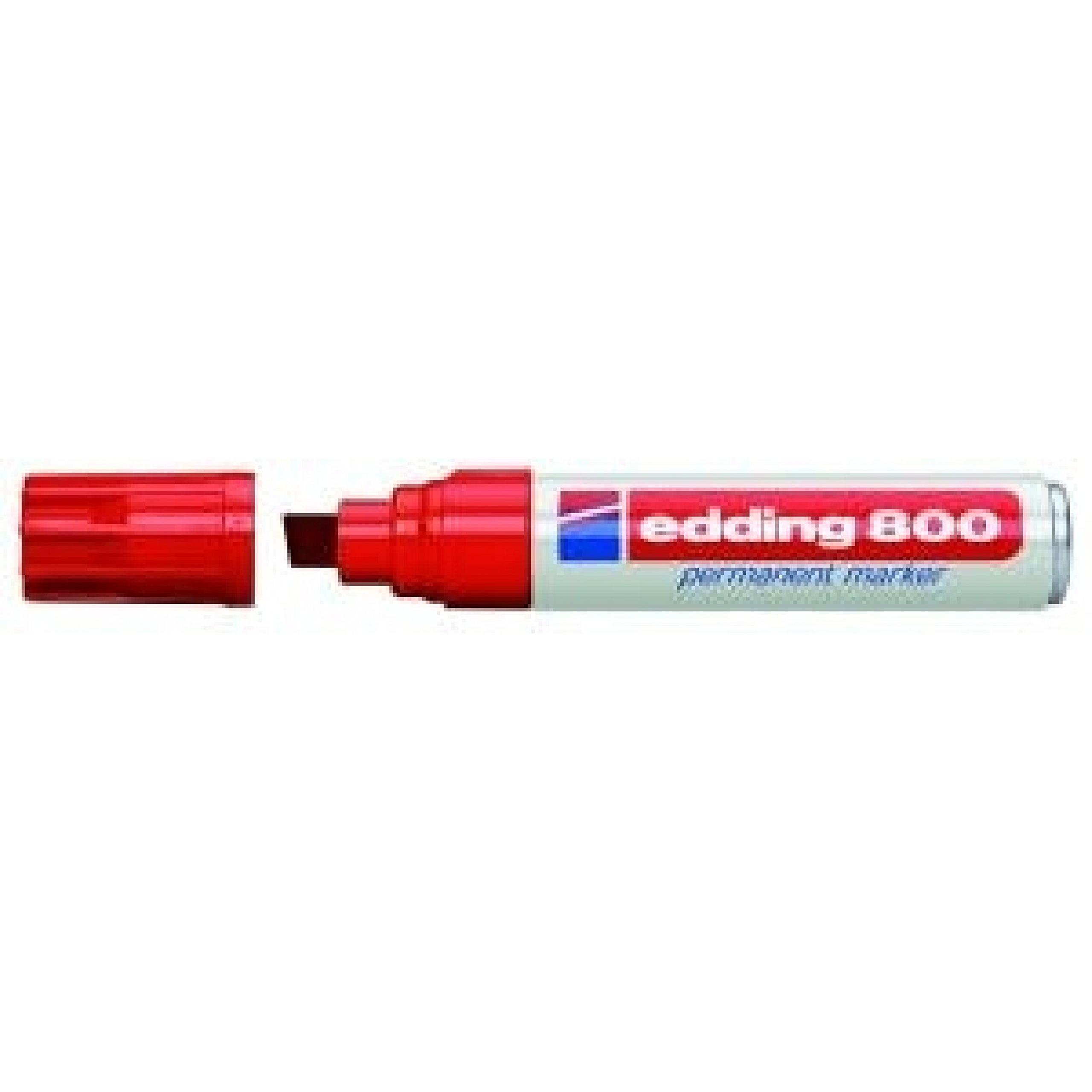 EDDING-marqueur permanent-rouge 800-002 4-12 mm